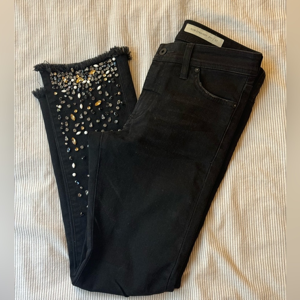Pilcro rhinestone jeans